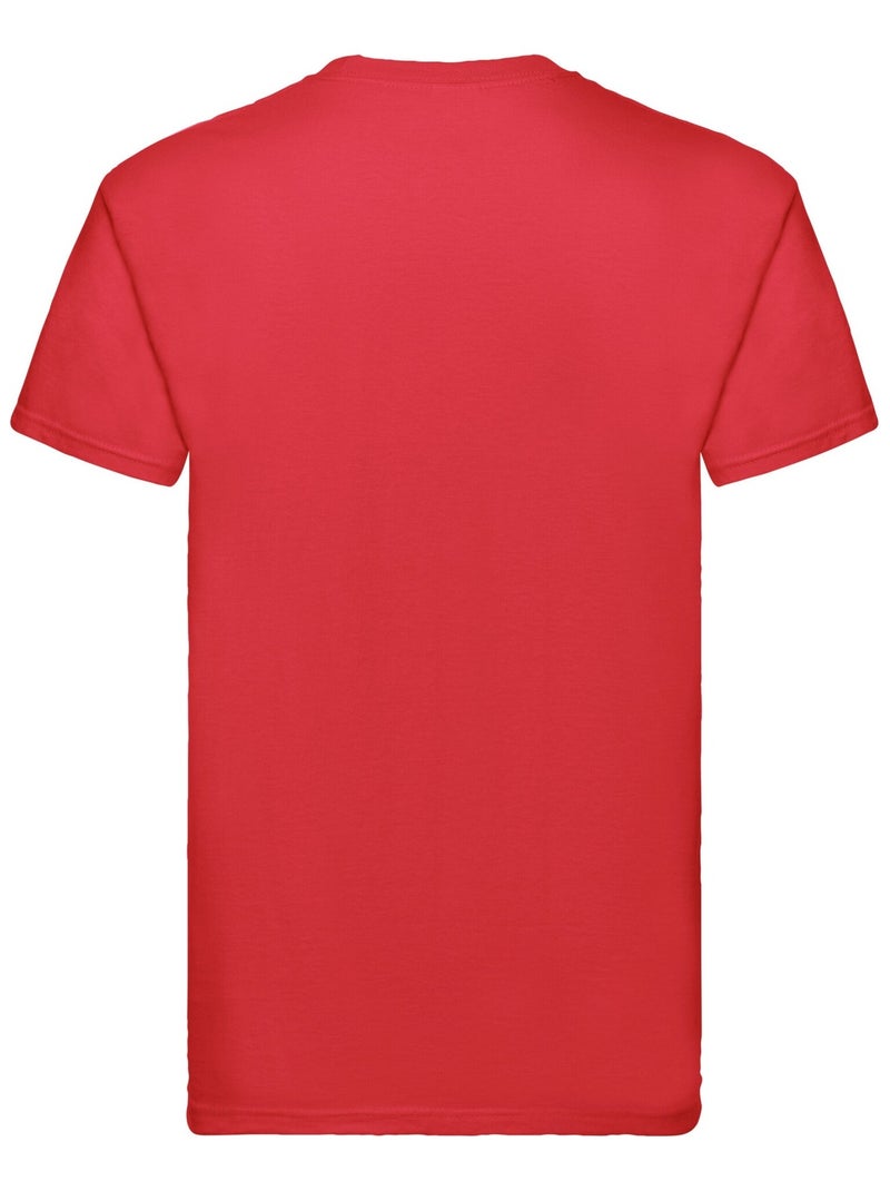 Fruit of the Loom - T-shirt SUPER PREMIUM Rouge - Kiabi