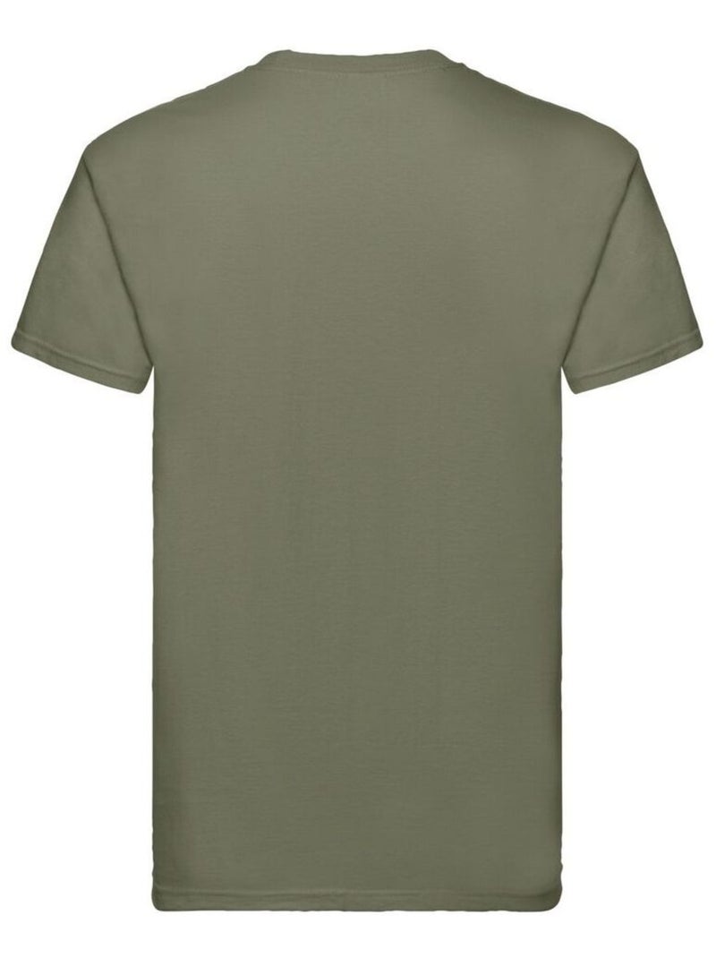 Fruit of the Loom - T-shirt SUPER PREMIUM Vert olive - Kiabi
