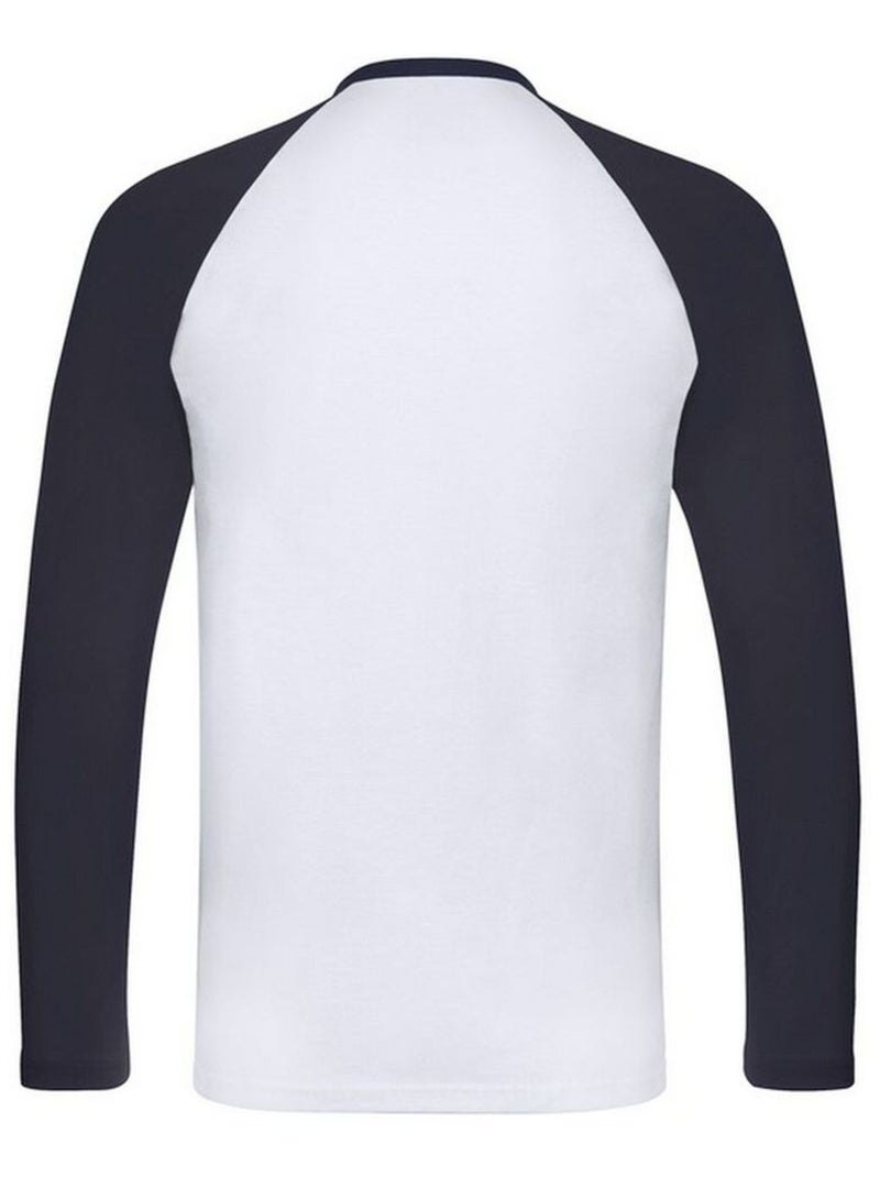 Fruit of the Loom - T-shirt VALUEWEIGHT Blanc Bleu - Kiabi