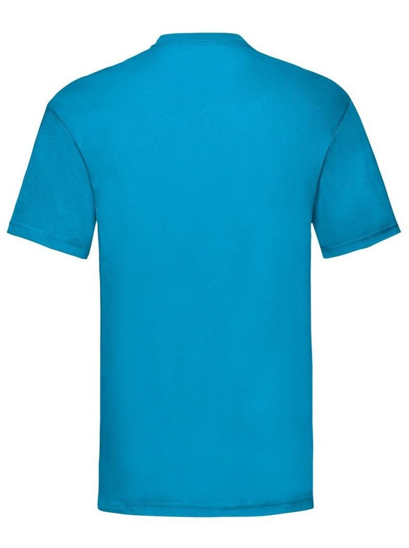 Fruit of the Loom - T-shirt VALUEWEIGHT Bleu azur - Kiabi