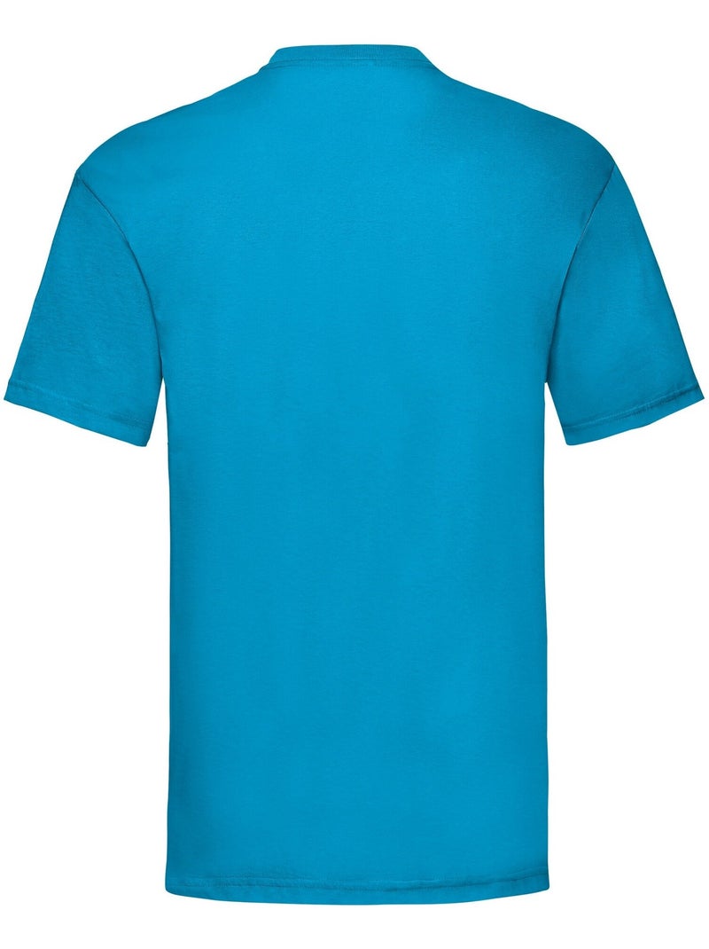 Fruit of the Loom - T-shirt VALUEWEIGHT Bleu azur - Kiabi