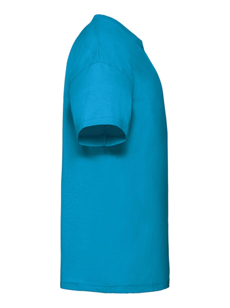 Fruit of the Loom - T-shirt VALUEWEIGHT Bleu azur - Kiabi