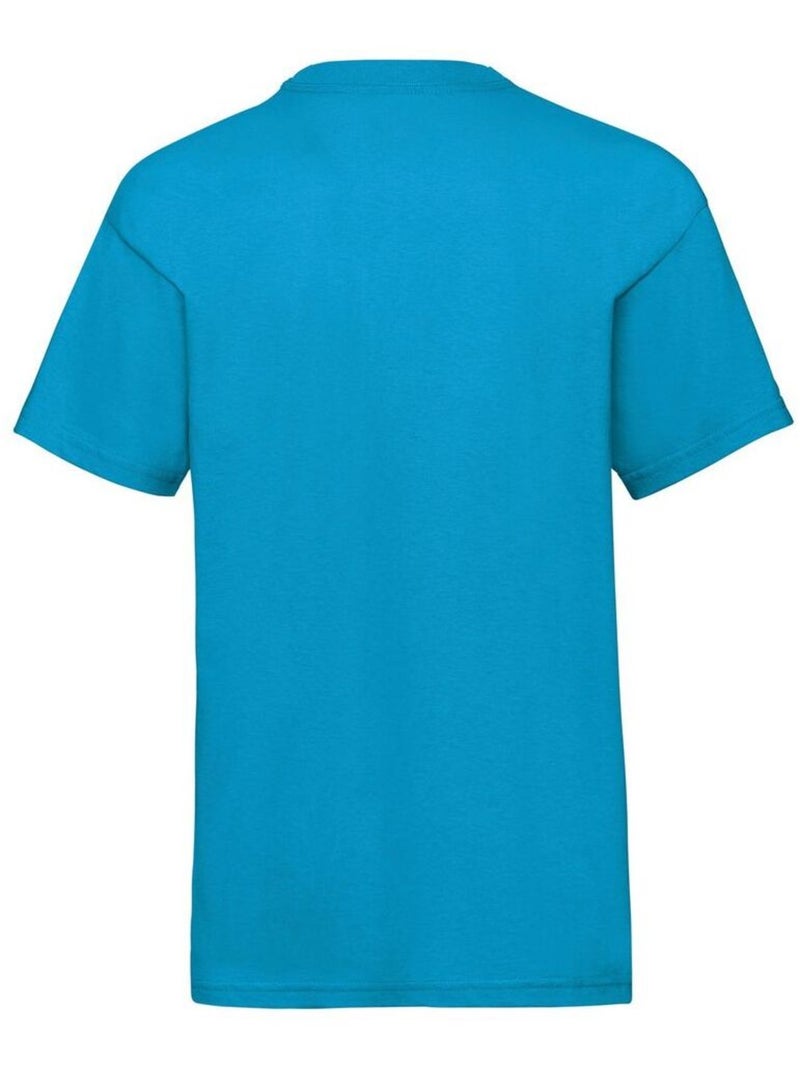 Fruit of the Loom - T-shirt VALUEWEIGHT Bleu azur - Kiabi