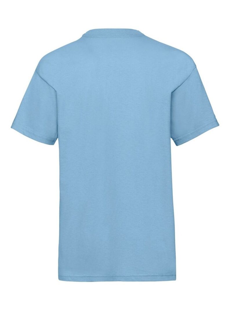 Fruit of the Loom - T-shirt VALUEWEIGHT Bleu ciel - Kiabi