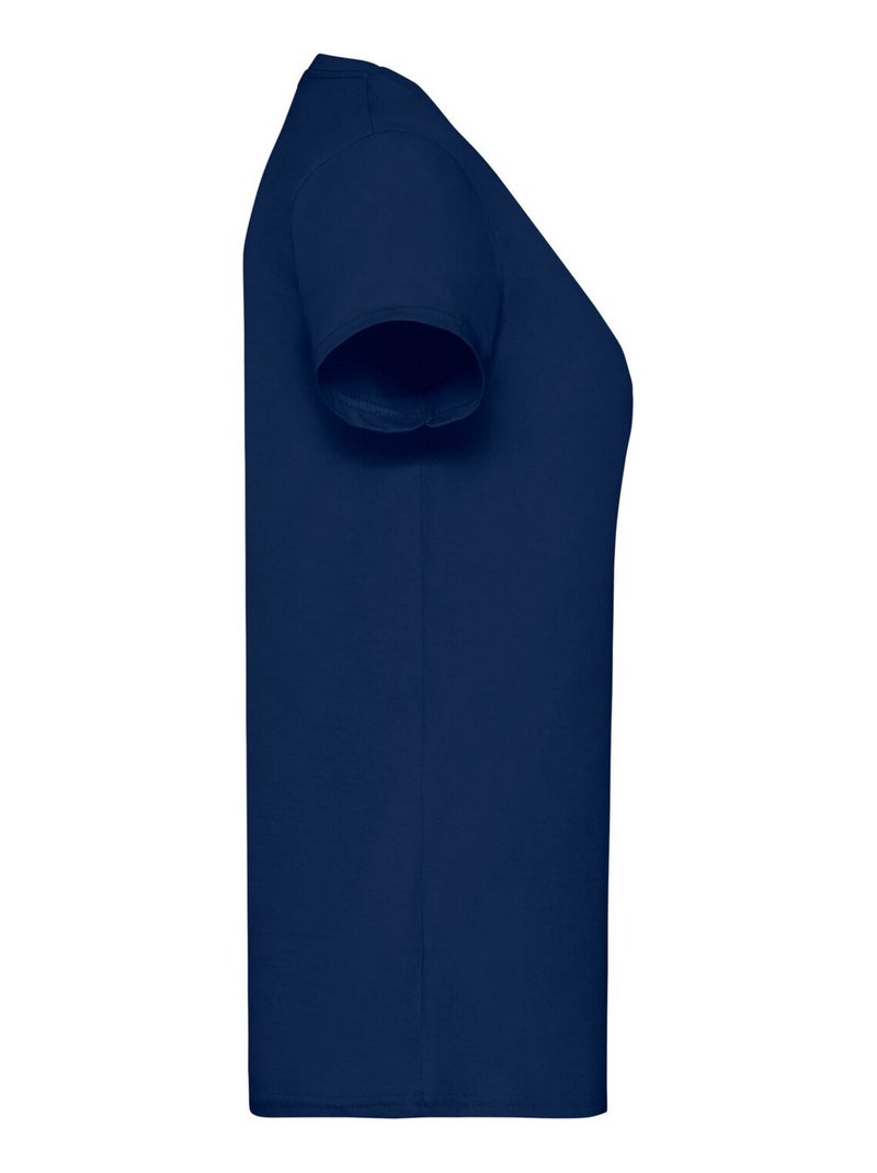 Fruit of the Loom - T-shirt VALUEWEIGHT Bleu marine - Kiabi