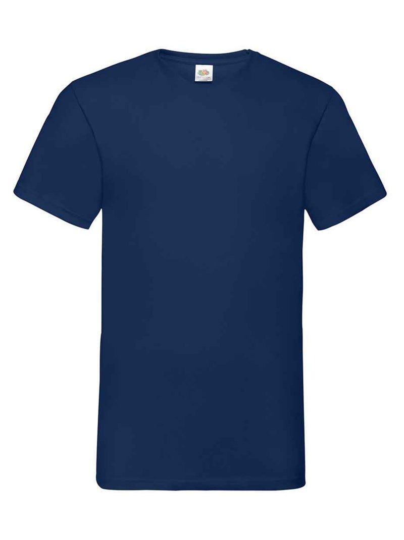 Fruit of the Loom - T-shirt VALUEWEIGHT Bleu marine - Kiabi