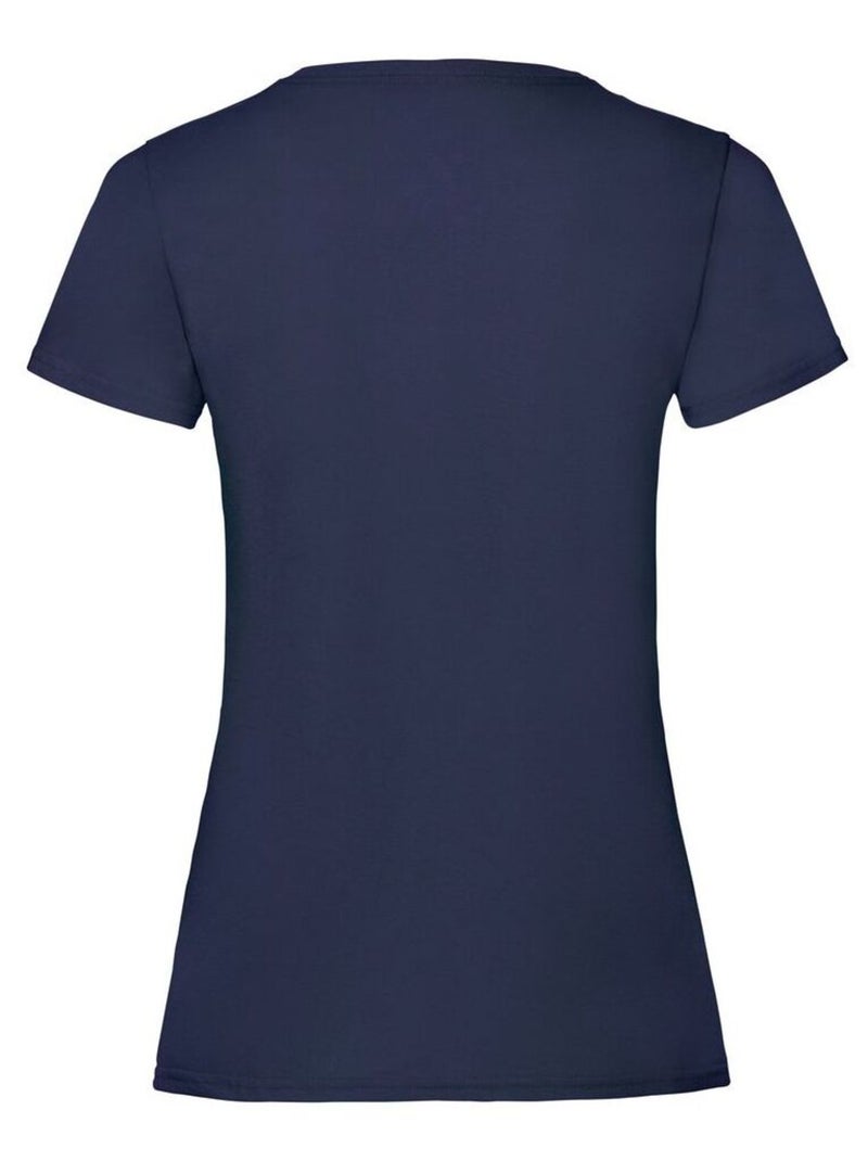 Fruit of the Loom - T-shirt VALUEWEIGHT Bleu nuit - Kiabi
