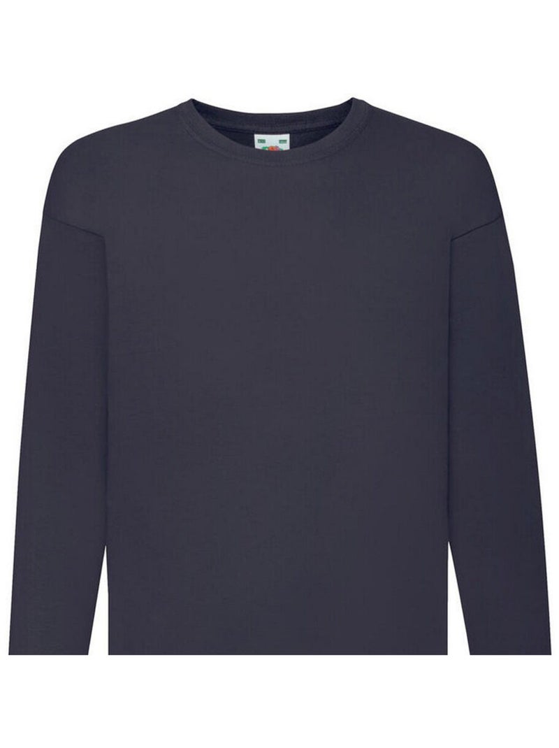 Fruit of the Loom - T-shirt VALUEWEIGHT Bleu nuit - Kiabi