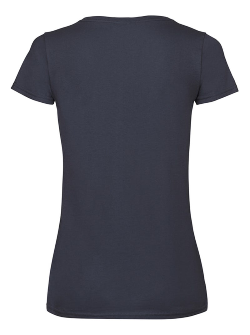 Fruit of the Loom - T-shirt VALUEWEIGHT Bleu nuit - Kiabi