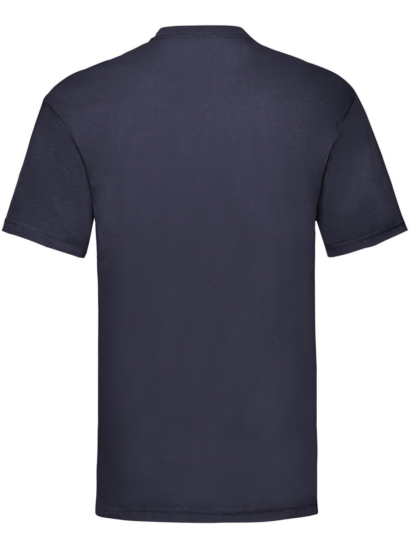 Fruit of the Loom - T-shirt VALUEWEIGHT Bleu nuit - Kiabi