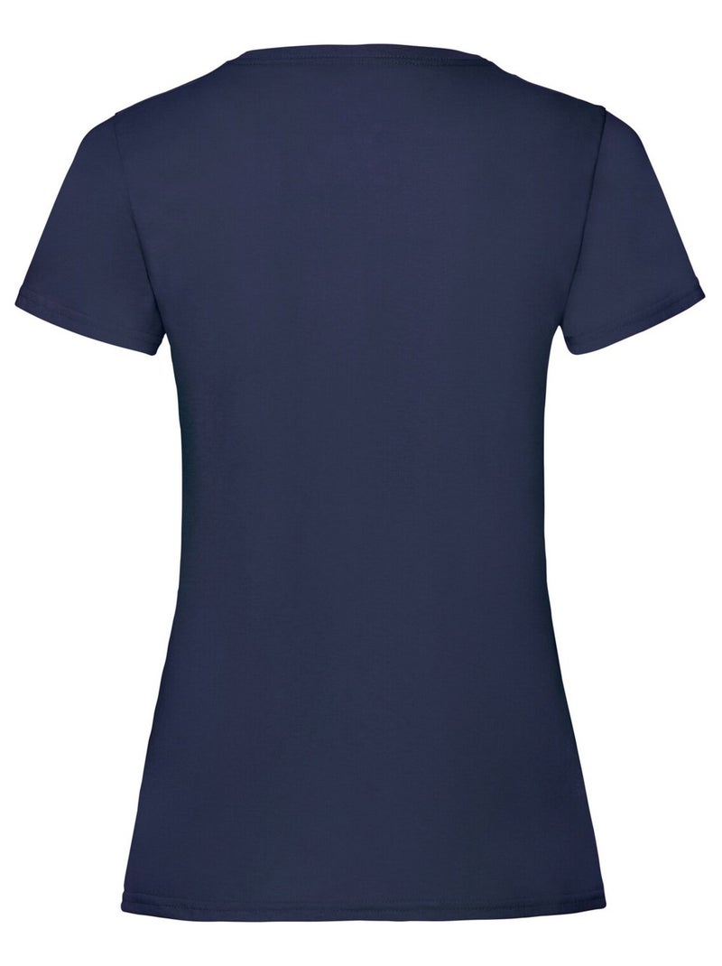 Fruit of the Loom - T-shirt VALUEWEIGHT Bleu nuit - Kiabi