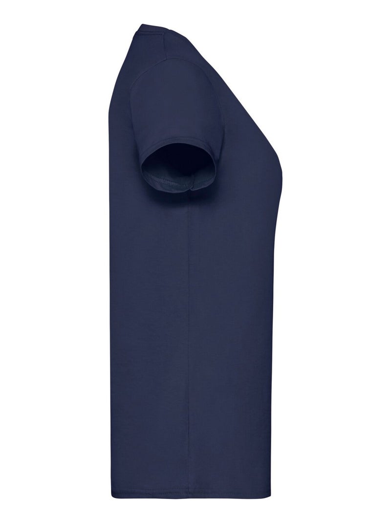 Fruit of the Loom - T-shirt VALUEWEIGHT Bleu nuit - Kiabi