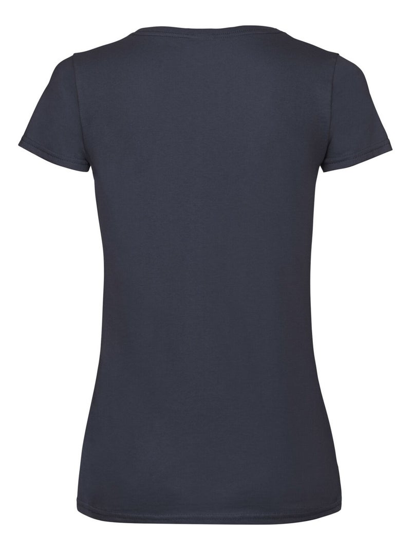 Fruit of the Loom - T-shirt VALUEWEIGHT Bleu nuit - Kiabi