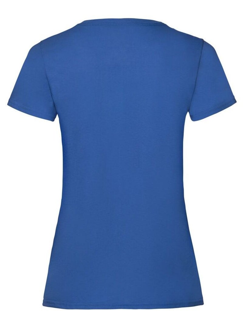 Fruit of the Loom - T-shirt VALUEWEIGHT Bleu roi - Kiabi