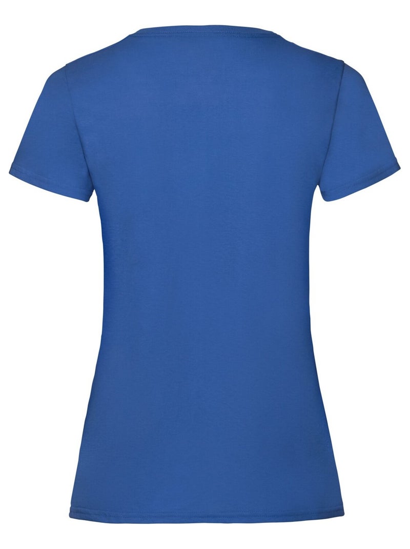 Fruit of the Loom - T-shirt VALUEWEIGHT Bleu roi - Kiabi