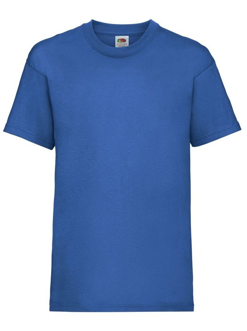 Fruit of the Loom - T-shirt VALUEWEIGHT Bleu roi - Kiabi