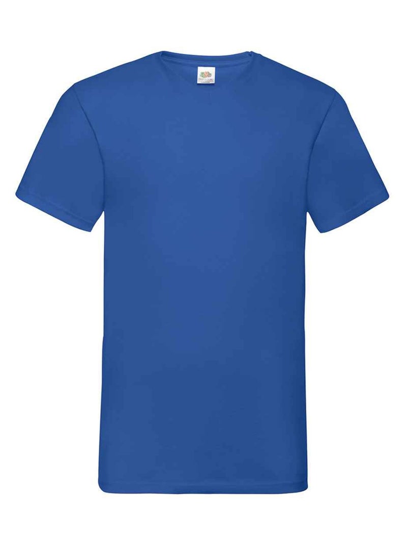 Fruit of the Loom - T-shirt VALUEWEIGHT Bleu roi - Kiabi