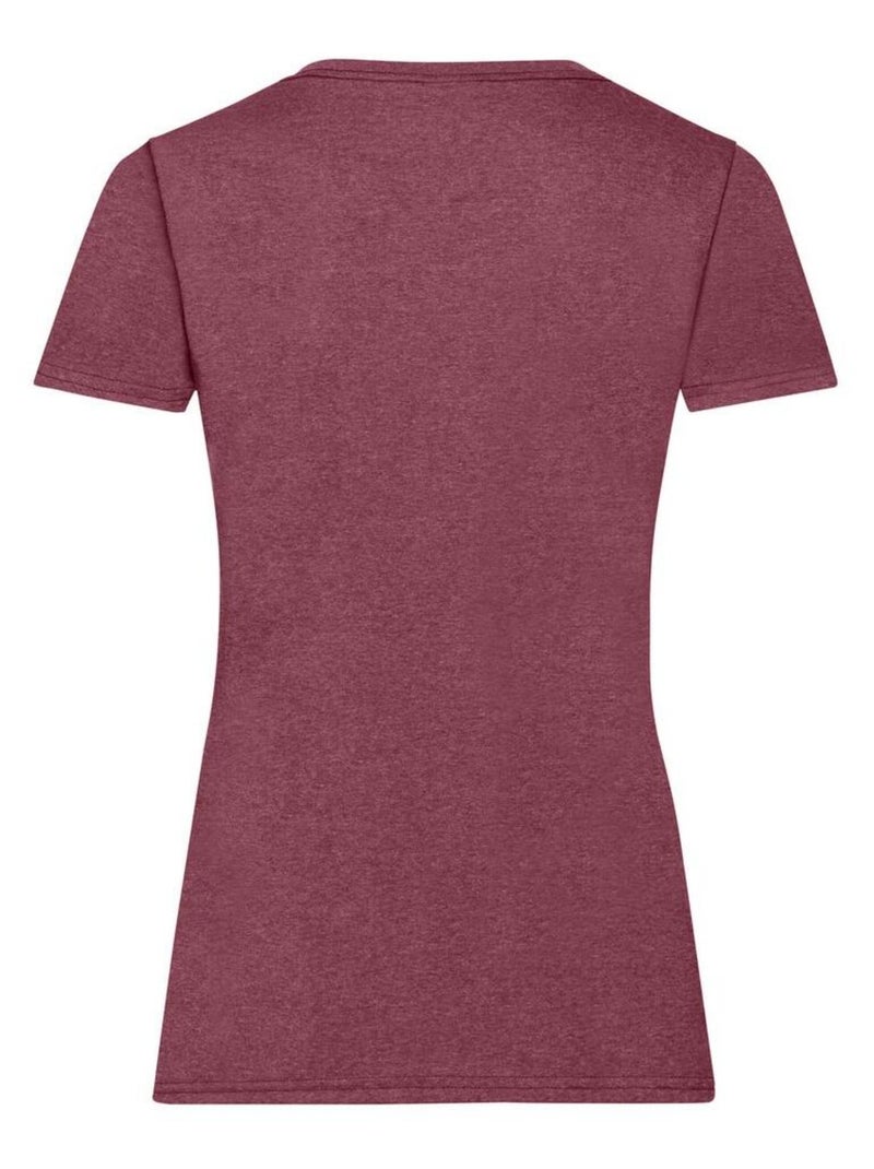 Fruit of the Loom - T-shirt VALUEWEIGHT Bordeaux - Kiabi