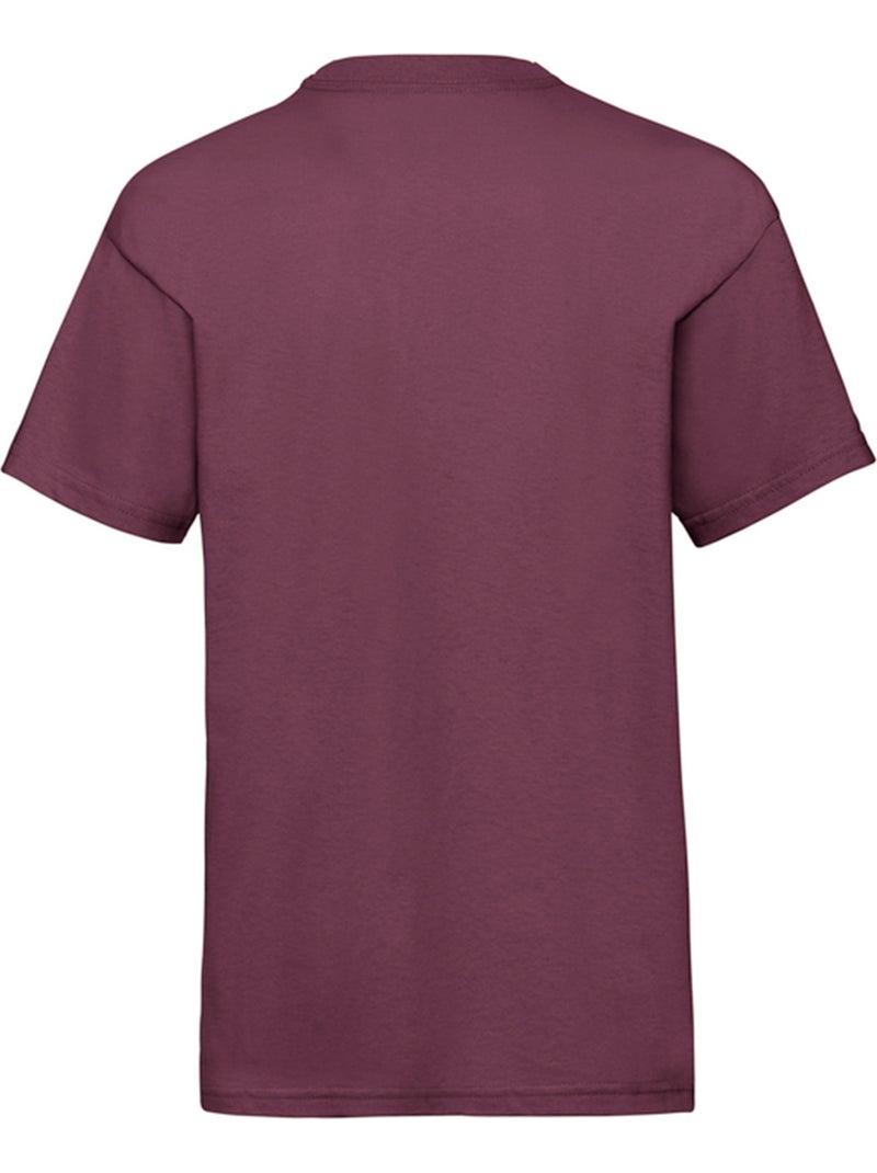 Fruit of the Loom - T-shirt VALUEWEIGHT Bordeaux - Kiabi