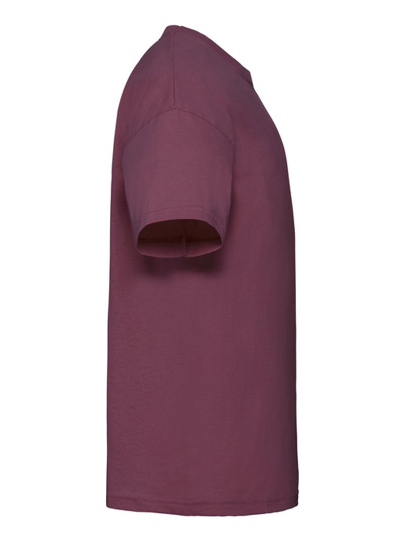 Fruit of the Loom - T-shirt VALUEWEIGHT Bordeaux - Kiabi