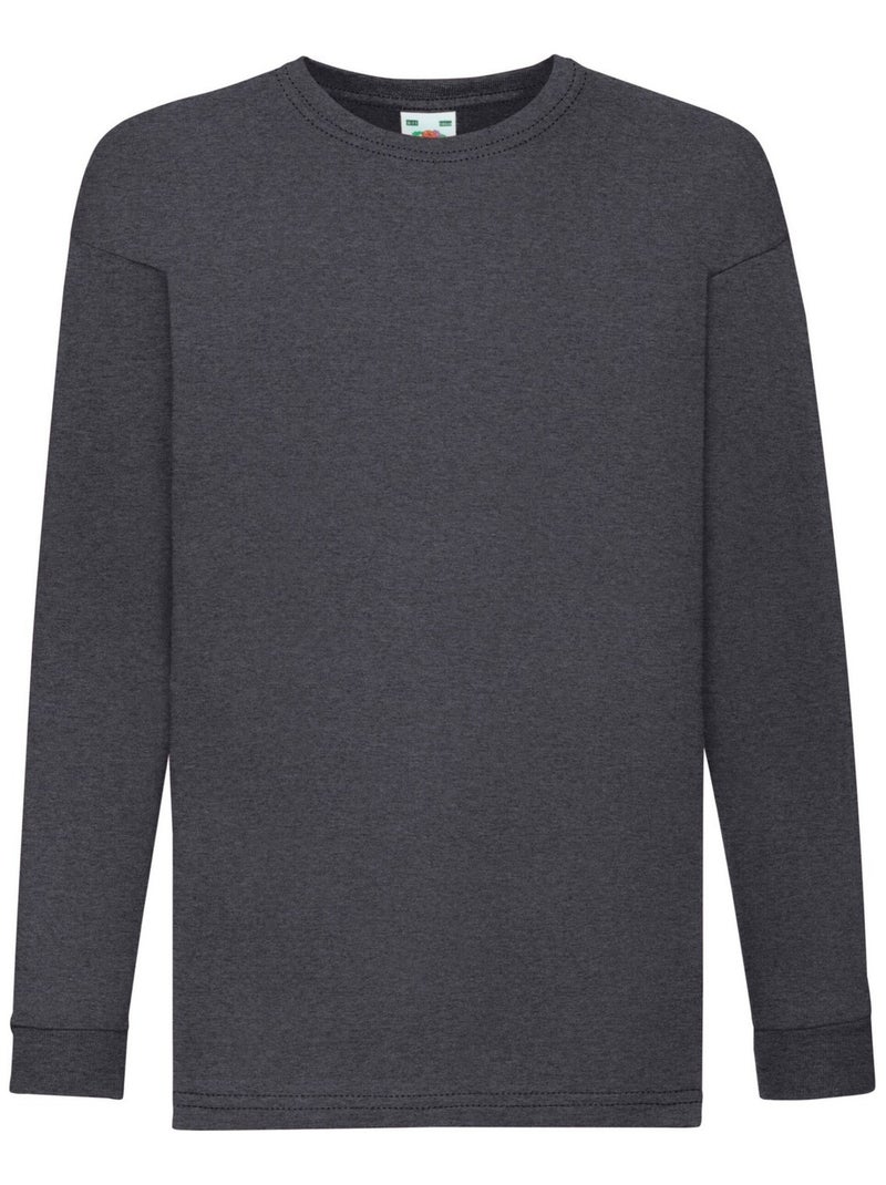 Fruit of the Loom - T-shirt VALUEWEIGHT Gris foncé - Kiabi