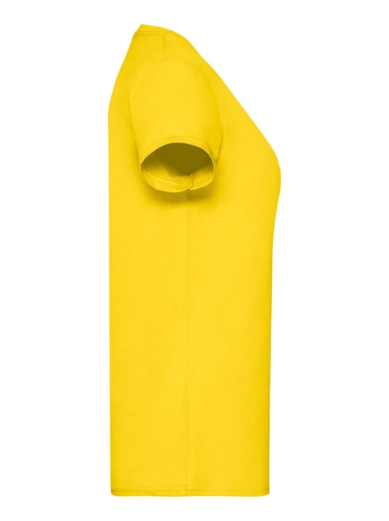Fruit of the Loom - T-shirt VALUEWEIGHT Jaune - Kiabi