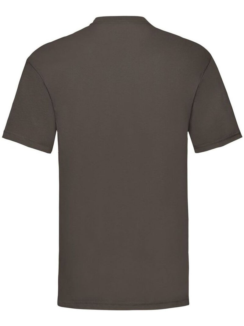 Fruit of the Loom - T-shirt VALUEWEIGHT Marron chocolat - Kiabi