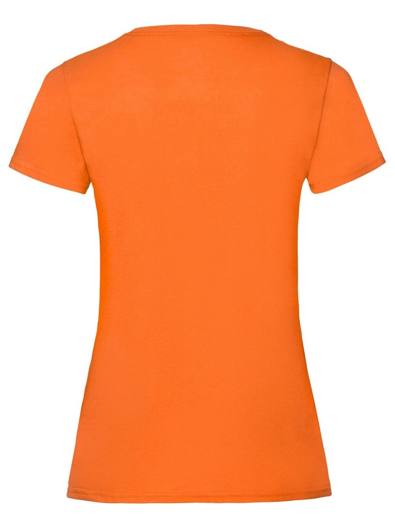 Fruit of the Loom - T-shirt VALUEWEIGHT Orange - Kiabi
