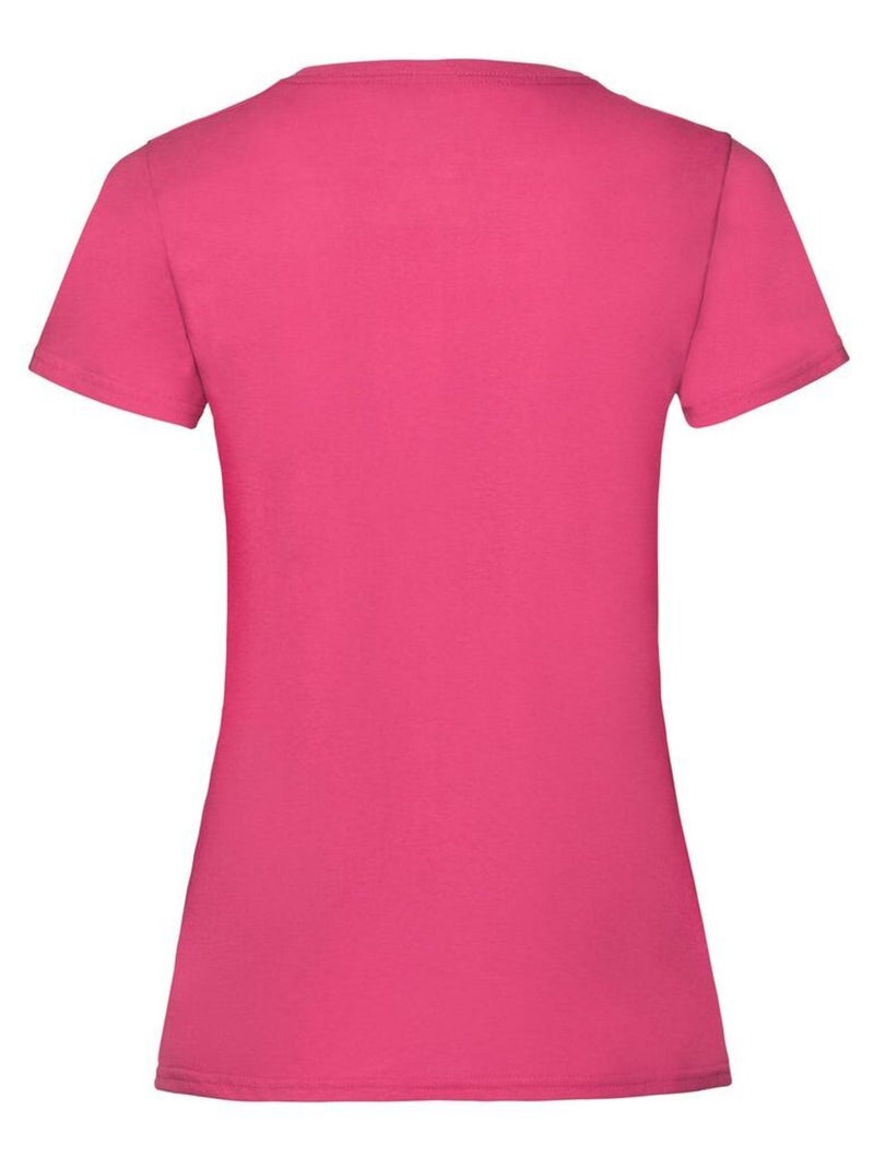 Fruit of the Loom - T-shirt VALUEWEIGHT Rose foncé - Kiabi