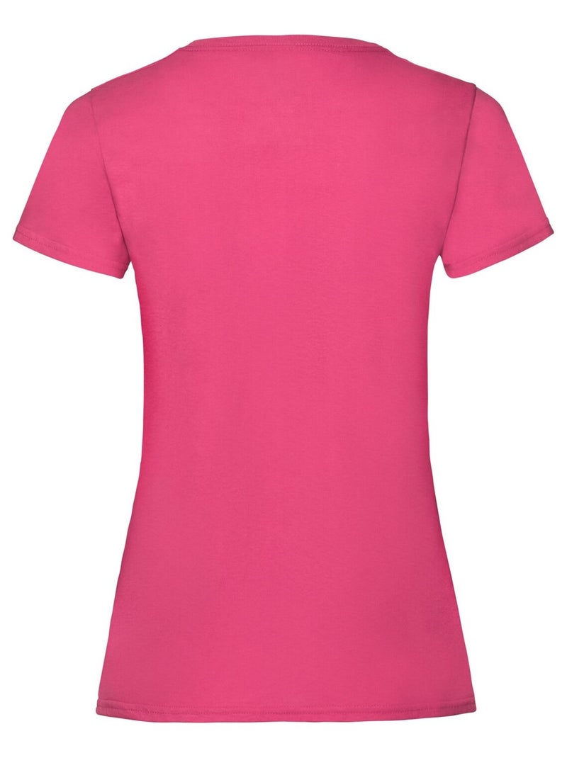 Fruit of the Loom - T-shirt VALUEWEIGHT Rose fushia - Kiabi