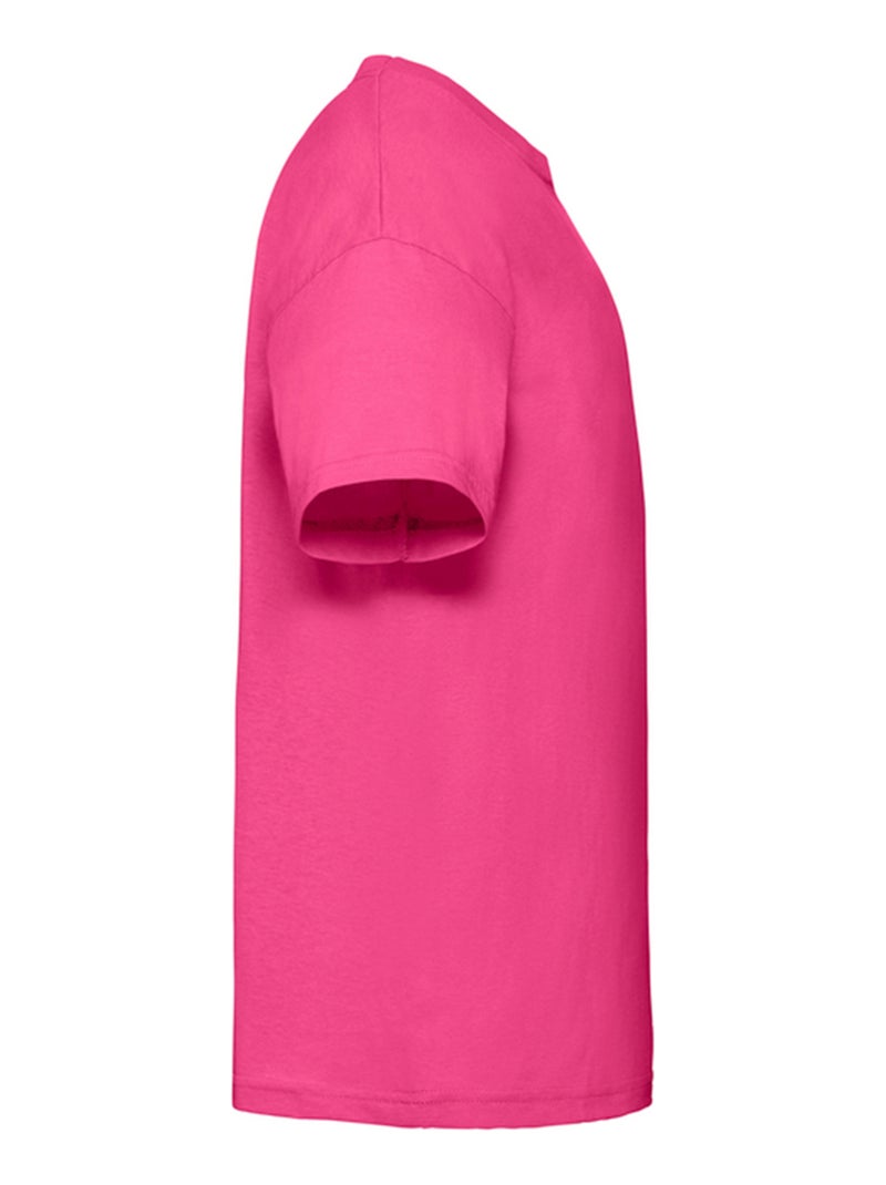 Fruit of the Loom - T-shirt VALUEWEIGHT Rose fushia - Kiabi
