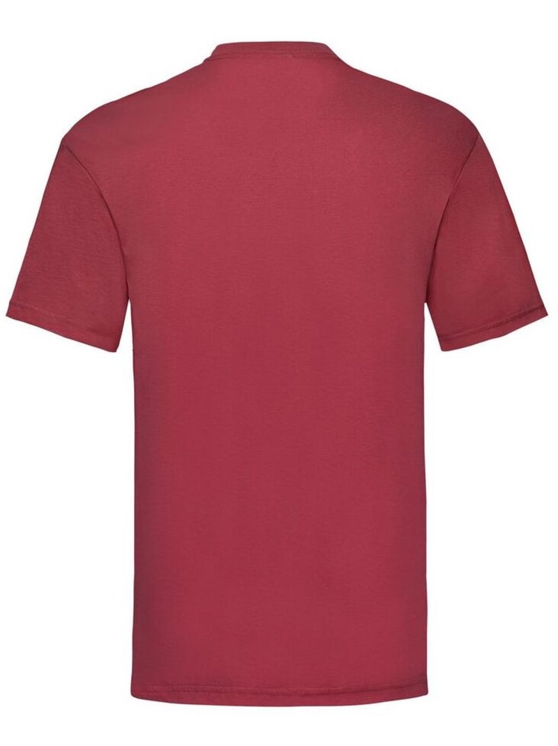 Fruit of the Loom - T-shirt VALUEWEIGHT Rouge brique - Kiabi