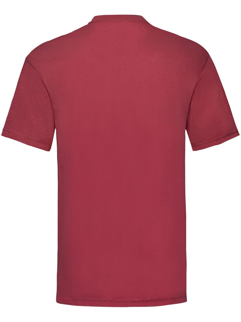 Fruit of the Loom - T-shirt VALUEWEIGHT Rouge brique - Kiabi