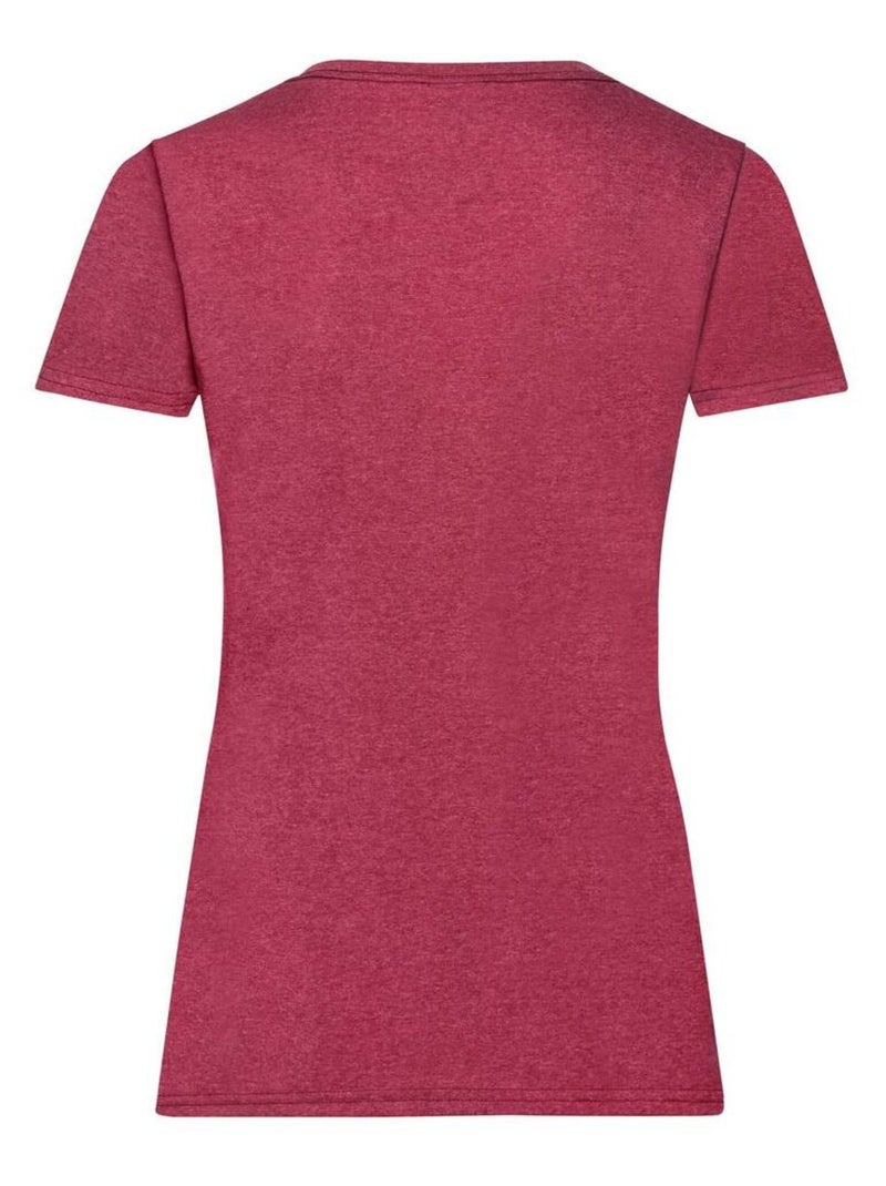 Fruit of the Loom - T-shirt VALUEWEIGHT Rouge clair - Kiabi