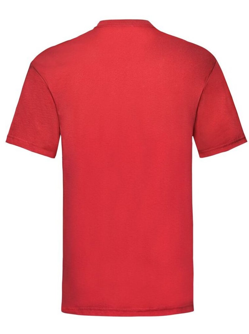 Fruit of the Loom - T-shirt VALUEWEIGHT Rouge - Kiabi