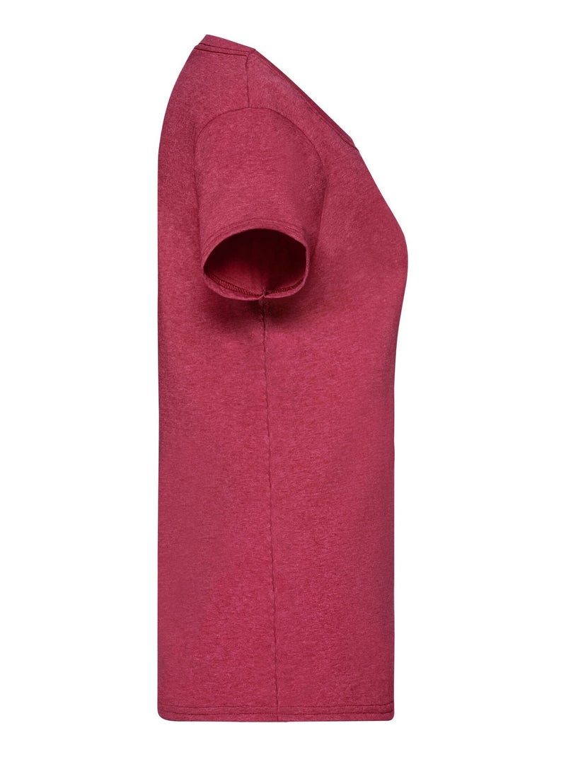 Fruit of the Loom - T-shirt VALUEWEIGHT Rouge - Kiabi