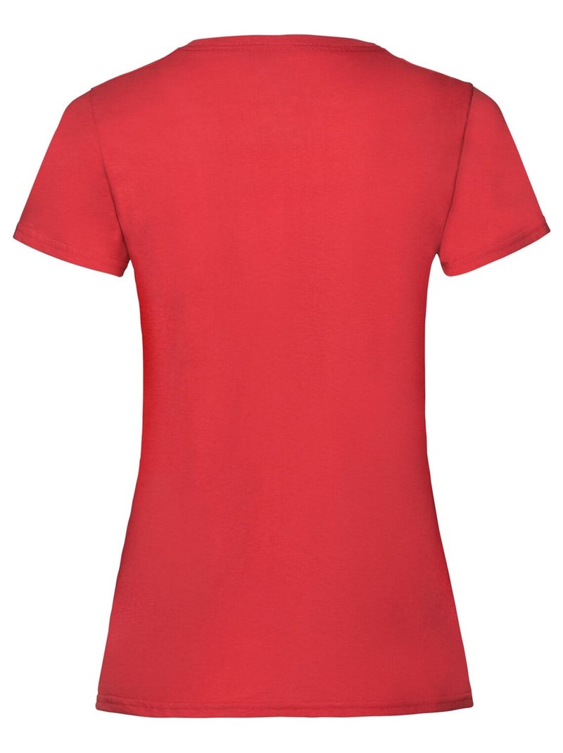 Fruit of the Loom - T-shirt VALUEWEIGHT Rouge - Kiabi
