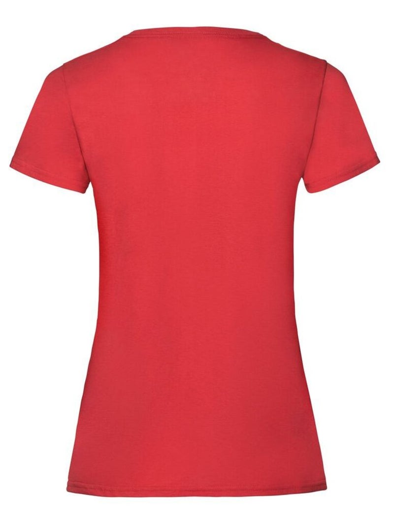 Fruit of the Loom - T-shirt VALUEWEIGHT Rouge foncé - Kiabi