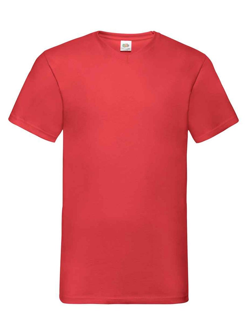 Fruit of the Loom - T-shirt VALUEWEIGHT Rouge - Kiabi