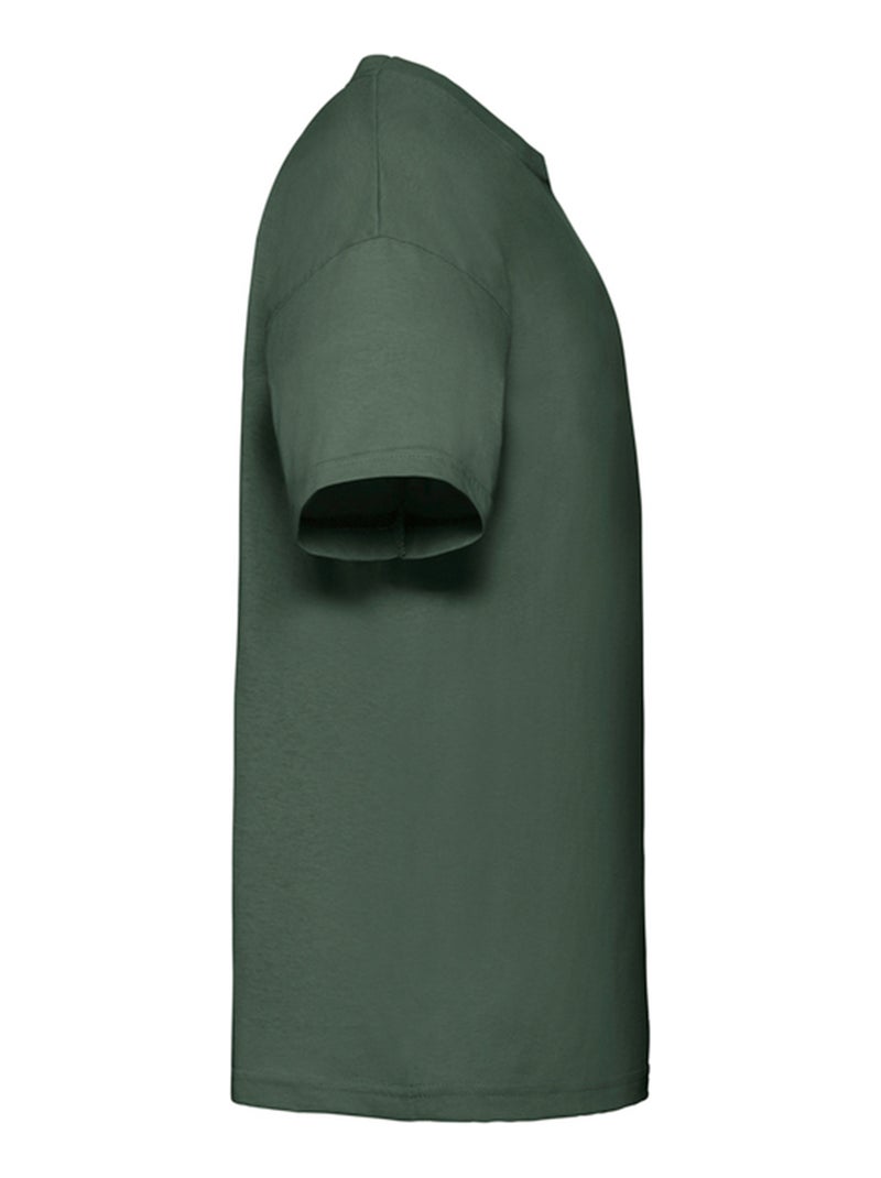 Fruit of the Loom - T-shirt VALUEWEIGHT Vert bouteille - Kiabi