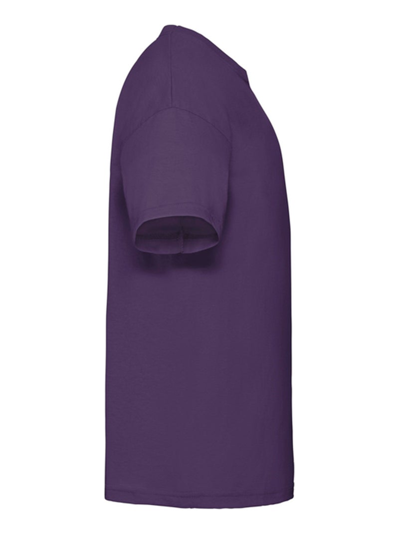 Fruit of the Loom - T-shirt VALUEWEIGHT Violet - Kiabi
