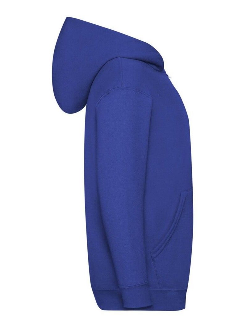 Fruit of the Loom - Veste à capuche CLASSIC Bleu roi - Kiabi