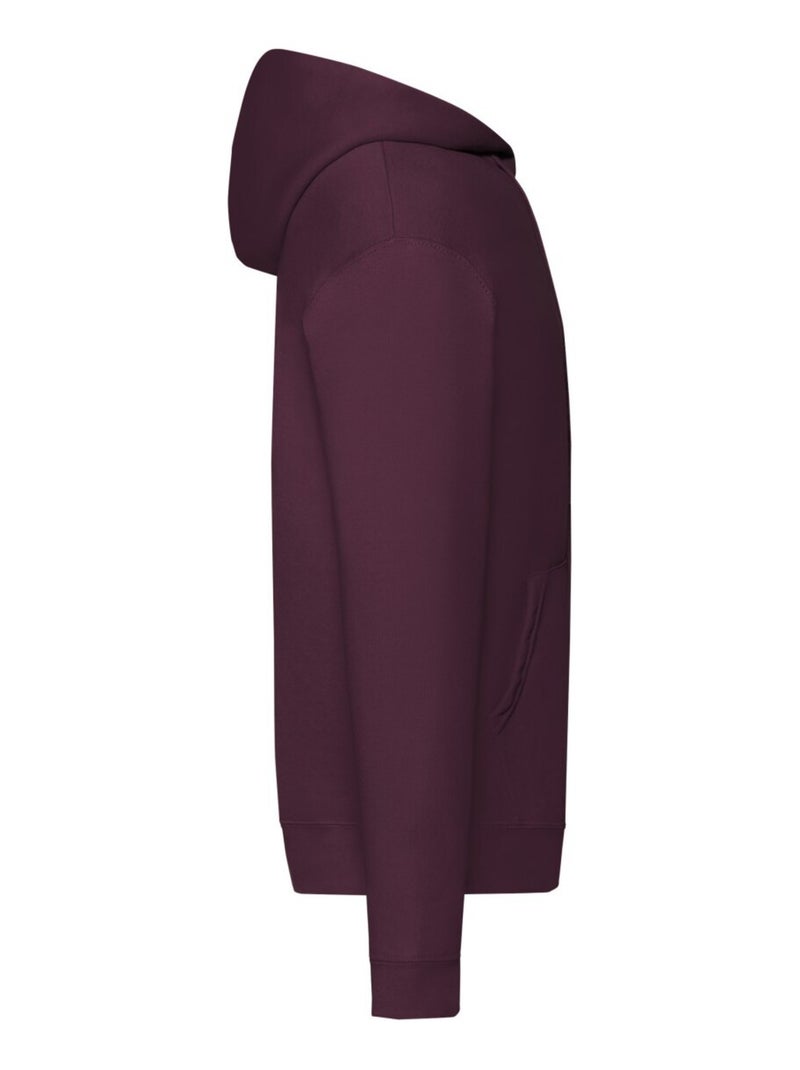 Fruit of the Loom - Veste à capuche CLASSIC Bordeaux - Kiabi