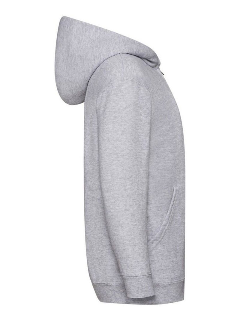 Fruit of the Loom - Veste à capuche CLASSIC Gris chiné - Kiabi