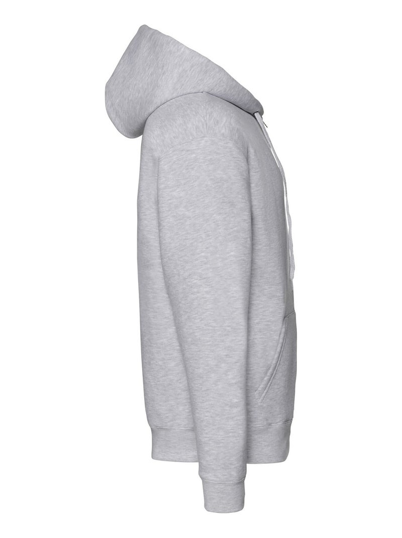 Fruit of the Loom - Veste à capuche PREMIUM Gris chiné - Kiabi