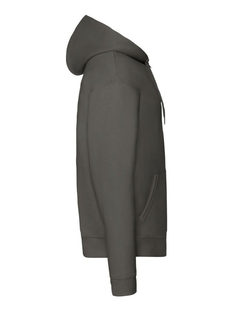 Fruit of the Loom - Veste à capuche PREMIUM Gris Noir - Kiabi