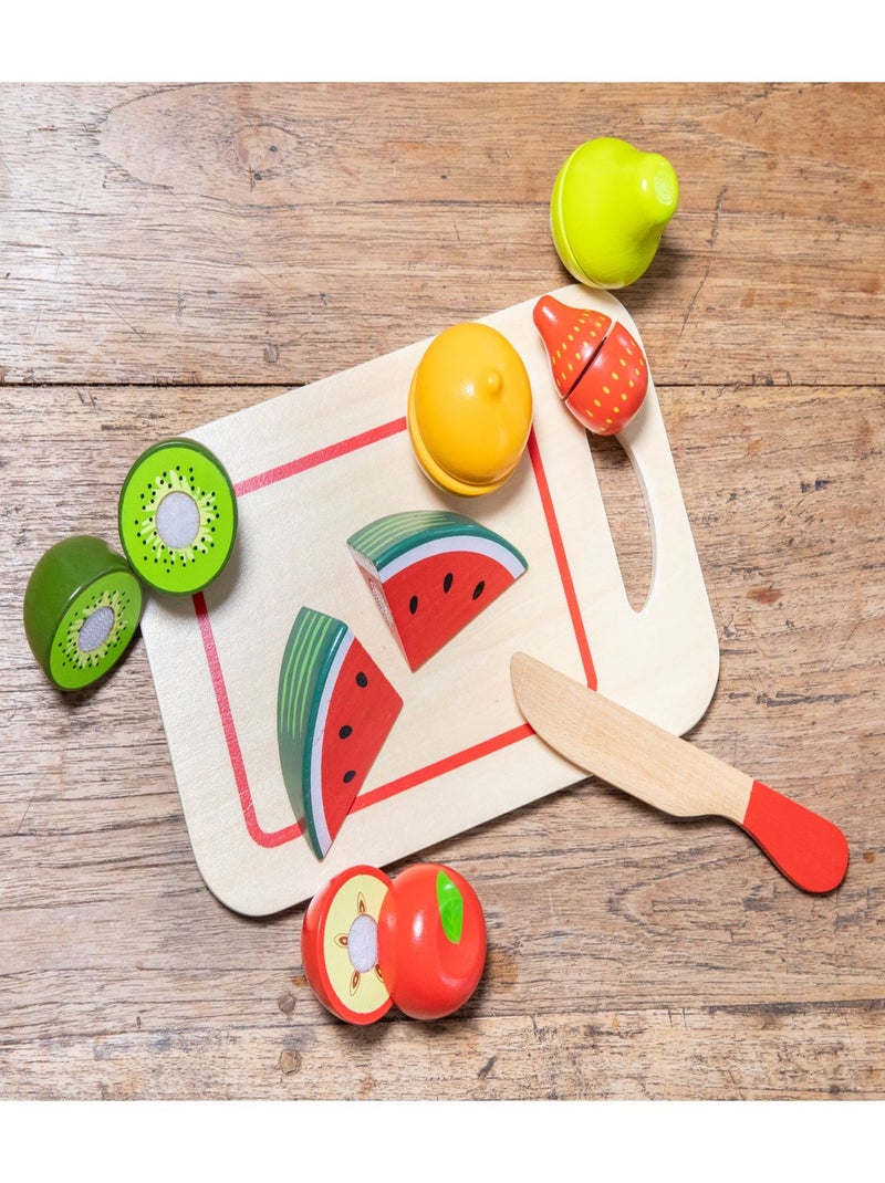 Fruits en bois à découper Beige - Kiabi