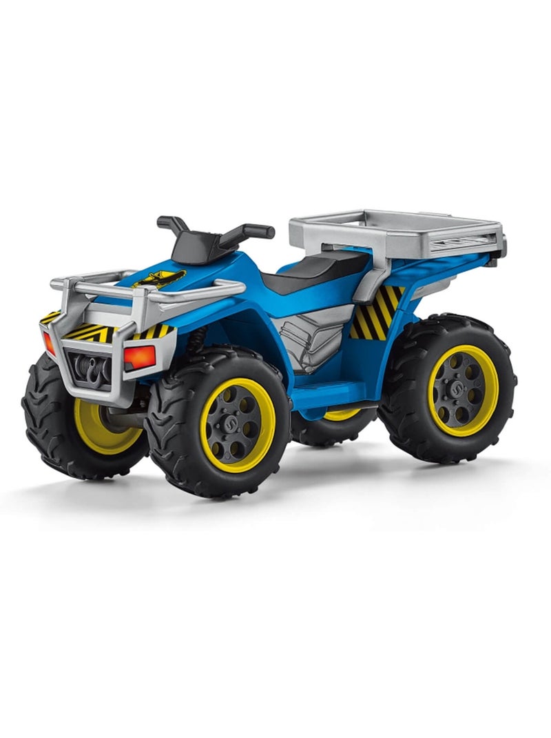 Fuite sur quad face au vélociraptor Multicolore - Kiabi