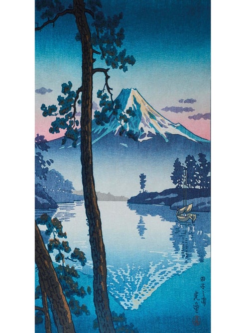Fuji depuis la baie de Tago de Koitsu - Kiabi