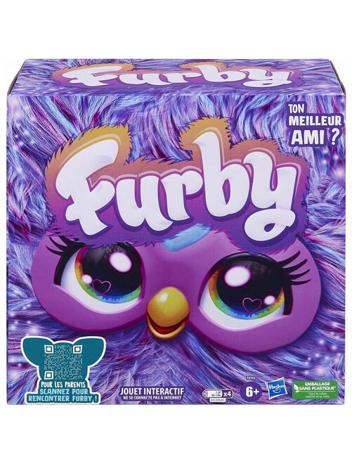 Furby violet peluche interactive - Kiabi